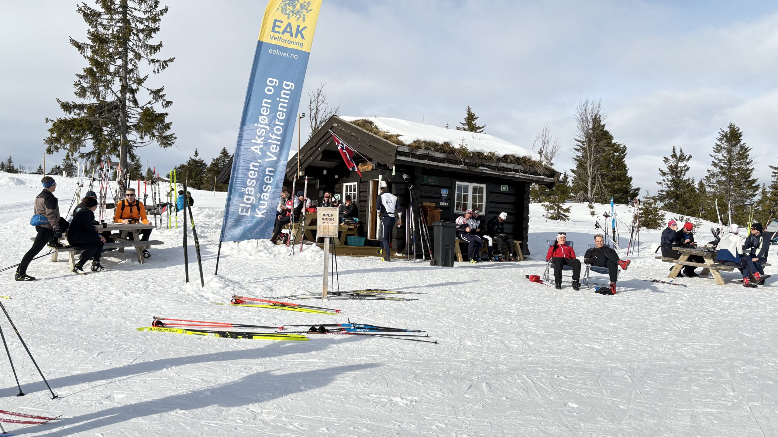 God stemning ved velkoia på Elgåsen